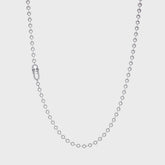 GOOD ART HLYWD Logo Poplock Necklace - Silver