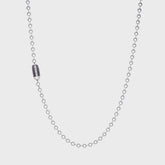 GOOD ART HLYWD 2A Goosebumps Poplock Necklace - Silver