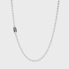 GOOD ART HLYWD 2A Goosebumps Poplock Necklace - Silver