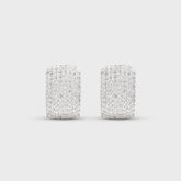 Crystal Haze Exclusive Infinity Hoops Small - Silver / Clear