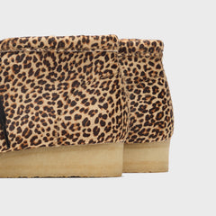 Clarks Wallabee Boot - Leopard Print