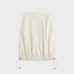 Coperni Technical Tailored Balloon Skirt - White