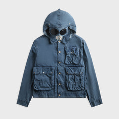 C.P. Company 50 Fili Bleached Multi Pocket Jacket - Stone Bleach