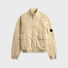 C.P. Company Outerwear Medium Broken Twill Jacket - Frozen Dew