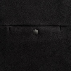 vowels Fleece Quarter Zip - Black