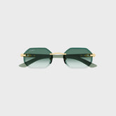 Cartier CT0439S Man Wood Sunglasses - Silver / Green