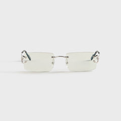 Cartier CT0488S Metal Sunglasses - Silver / Transparent