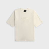 Daily Paper Raglan Stacked Dias Washed Jersey Tee - Off White