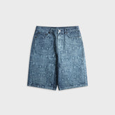 Daily Paper Snake Laser Denim Short - Blue