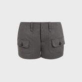 GUIZIO Penelope Patch Pocket Short - Grey