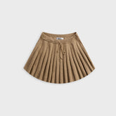 GUIZIO Cable Knit Mini skirt - Warm Taupe