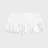 GUIZIO Aylin Mini Skirt - White