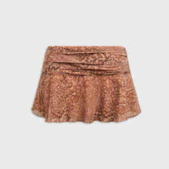 GUIZIO Ede Mini Skirt - Leopard