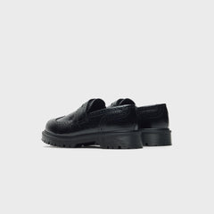 Dr. Martens Penton Brogue Emboss Leather Loafers - Black
