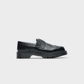 Dr. Martens Penton Brogue Emboss Leather Loafers - Black