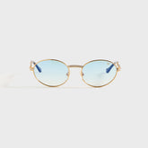 Vintage Frames Pac Double Rope Edition 18KT Two-Tone - Gold / Pastel Blue