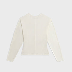EB Denim Acacia V-Neck Long Sleeve - White