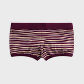 EB Denim Camden Knit Short - Burgundy / Soft Pink Stripe