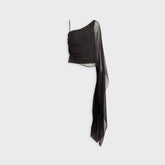 EB Denim Tess Layered Top - Black