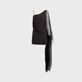 EB Denim Tara Layered Mini Dress - Black