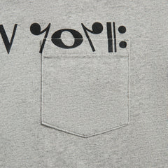 Engineered Garments Printed Cross Crew-Neck Tee - Grey Cosmopolitanism