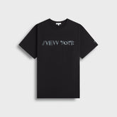 Engineered Garments Printed Cross Crew-Neck Tee - Black Cosmopolitanism