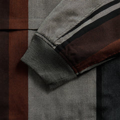 Engineered Garments Wind Pull Wide Stripe Worsted Wool Sweater - Multi Color