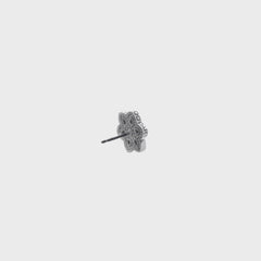 GOOD ART HLYWD Fancy Cutout Stud Earring - Silver