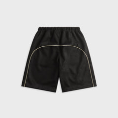 Essentials Suede Fleece Signature Relaxed Short - Vintage Black