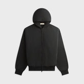 Essentials Classic Zip-Up Hoodie - Vintage Black / White