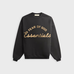 Essentials Training 90s Crewneck Sweatshirt - Faded Black