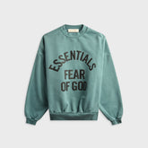 Essentials Campus 90's Crewneck Sweatshirt - Faded Coastal