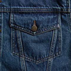 Entire Studios Shrunken Denim Jacket - River Wash