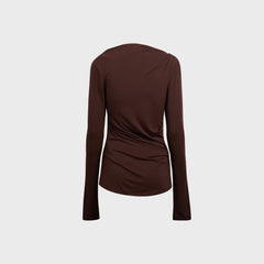 Entire Studios Drape Top - Tobacco