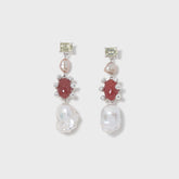 Faris Dotto Gem Potion - Sterling Silver / Lemon Topaz / Carnelian