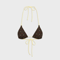 Frankies Bikinis Nick Satin Top - Honey Bug
