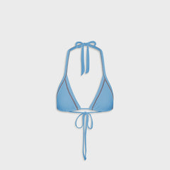 Frankies Bikinis Taite Ribbed Top - Capri Sky