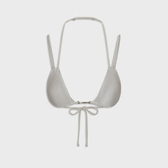 Frankies Bikinis x Jennie Mabel Satin Bikini Top - Moon