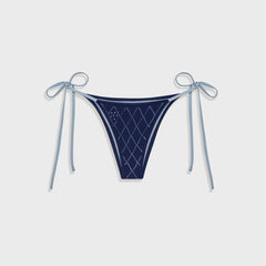 Frankies Bikinis Mackenzie Knit Bottom - Diamond Stitch