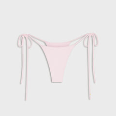 Frankies Bikinis x Paige Lorenze Divine Ribbed Bikini Bottom - Blushing