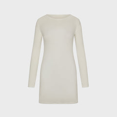 Frankies Bikinis x Jennie Kim Lightweight Jersey Mini Dress - Coconut Cream