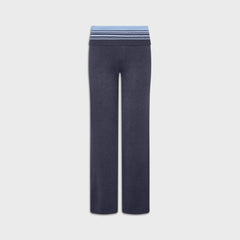 Frankies Bikinis Shore Cloud Knit Pant - Stone Stripe