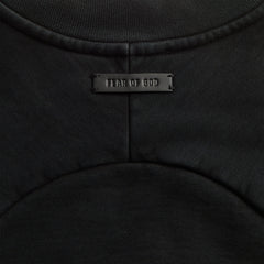 Fear Of God Sunfaded Classic Half Raglan Sweatshirt - Black