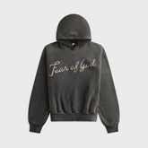 Fear Of God 26 Classic Half Raglan Hoodie - Off Black