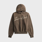Fear Of God 26 Classic Half Raglan Hoodie - Faded Brown