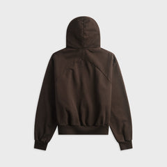 Fear Of God Classic Half Raglan Hoodie - Dark Brown
