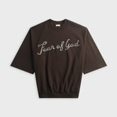 Fear Of God 43 Cut Sleeve Sweatshirt - Dark Brown