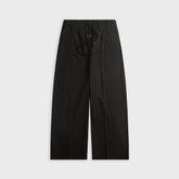 Fear Of God Wool Ripstop Wide Leg Drawstring Pant - Black