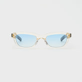 Flatlist Clint - Crystal Yellow / Dark Tortoise / Light Blue Lens