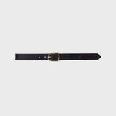 Black Suede Studio Frame Belt - Black